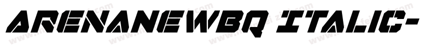 ArenaNewBQ Italic字体转换